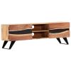 TV Stand 55.1"x11.8"x17.7" Solid Wood Acacia