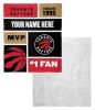 [Personalization Only] OFFICIAL NBA Colorblock Silk Touch Sherpa Throw Blanket - Toronto Raptors