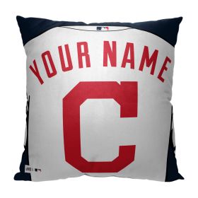 [Personalization Only] OFFICIAL MLB Jersey Pillow - Cleveland Indians