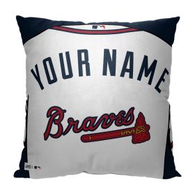 [Personalization Only] OFFICIAL MLB Jersey Pillow - Atlanta Braves