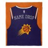 [Personalization Only] OFFICIAL NBA Jersey Silk Touch Throw Blanket - Suns