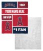 [Personalization Only] Angels Colorblock Personalized Silk Touch Sherpa Throw Blanket