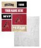 [Personalization Only] Diamondbacks Colorblock Personalized Silk Touch Sherpa Throw Blanket