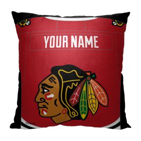 [Personalization Only] OFFICIAL NHL Jersey Personalized Pillow - Blackhawks