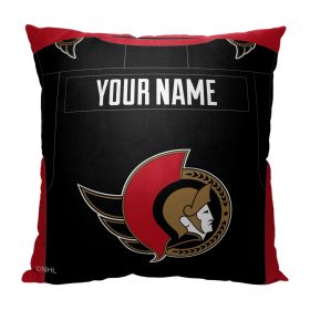 [Personalization Only] OFFICIAL NHL Jersey Personalized Pillow - Senators