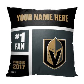 [Personalization Only] OFFICIAL NHL Colorblock Pillow - Vegas Golden Knights