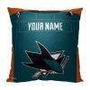 [Personalization Only] OFFICIAL NHL Jersey Personalized Pillow - Sharks