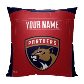 [Personalization Only] OFFICIAL NHL Jersey Personalized Pillow - FL Panthers