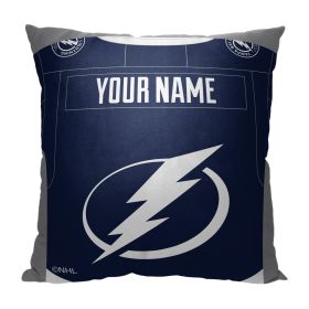 [Personalization Only] OFFICIAL NHL Jersey Personalized Pillow - Lightning