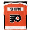 [Personalization Only] OFFICIAL NHL Jersey Silk Touch Throw Blanket - Flyers