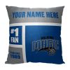 [Personalization Only] Orlando Magic Colorblock Personalized Pillow