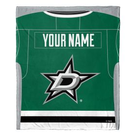 [Personalization Only] OFFICIAL NHL Jersey Silk Touch Throw Blanket - Stars