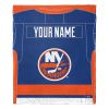 [Personalization Only] OFFICIAL NHL Jersey Silk Touch Throw Blanket - Islanders