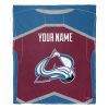 [Personalization Only] OFFICIAL NHL Jersey Personalized Silk Touch Throw Blanket - Avalanche