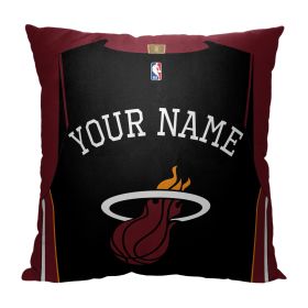 [Personalization Only] Miami Heat "Jersey" Personalized Pillow