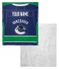 [Personalization Only] OFFICIAL NHL Jersey Personalized Silk Touch Sherpa Throw Blanket - Canucks