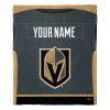 [Personalization Only] OFFICIAL NHL Jersey Personalized Silk Touch Throw Blanket - Golden Knights