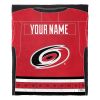 [Personalization Only] OFFICIAL NHL Jersey Personalized Silk Touch Throw Blanket - Hurricanes