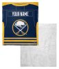 [Personalization Only] OFFICIAL NHL Jersey Personalized Silk Touch Sherpa Throw Blanket - Sabres