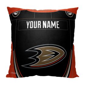 [Personalization Only] OFFICIAL NHL Jersey Personalized Pillow - Ducks