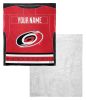 [Personalization Only] OFFICIAL NHL Jersey Personalized Silk Touch Sherpa Throw Blanket - Hurricanes