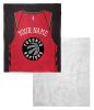 [Personalization Only] OFFICIAL NBA Jersey Silk Touch Sherpa Throw Blanket - Raptors