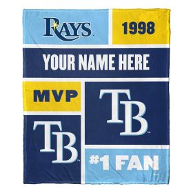 [Personalization Only] Rays Colorblock Personalized Silk Throw