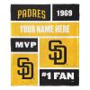 [Personalization Only] Padres Colorblock Personalized Silk Throw