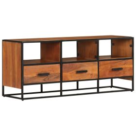 TV Stand 43.3"x11.8"x17.7" Solid Wood Acacia