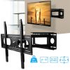 Full Motion TV Wall Mount Swivel Tilt TV Wall Rack Support 37-70' TV Wall Mount Max VESA Up To 600x400mm