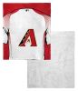 [Personalization Only] Diamondbacks OFFICIAL MLB Jersey Personalized Silk Touch Sherpa Throw Blanket, 50" X 60"