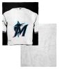 [Personalization Only] Marlins OFFICIAL MLB Jersey Personalized Silk Touch Sherpa Throw Blanket, 50" X 60"