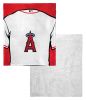 [Personalization Only] Angels OFFICIAL MLB Jersey Personalized Silk Touch Sherpa Throw Blanket, 50" X 60"