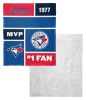 [Personalization Only] Blue Jays Colorblock Personalized Silk Touch Sherpa Throw Blanket