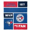 [Personalization Only] Blue Jays Colorblock Personalized Silk Throw