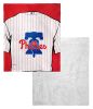 [Personalization Only] Phillies OFFICIAL MLB Jersey Personalized Silk Touch Sherpa Throw Blanket, 50" X 60"