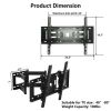 Full Motion TV Wall Mount Bracket for 40" to 80" TVs