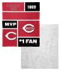 [Personalization Only] Reds Colorblock Personalized Silk Touch Sherpa Throw Blanket