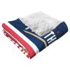 [Personalization Only] OFFICIAL NHL Colorblock Personalized Silk Touch Sherpa Throw Blanket - Florida Panthers