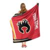 [Personalization Only] OFFICIAL NHL Jersey Silk Touch Throw Blanket - Flames