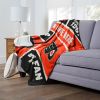 [Personalization Only] OFFICIAL NHL Colorblock Personalized Silk Touch Sherpa Throw Blanket - Philadelphia Flyers