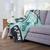 [Personalization Only] OFFICIAL NHL Colorblock Personalized Silk Touch Sherpa Throw Blanket - Seattle Kraken