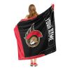 [Personalization Only] OFFICIAL NHL Jersey Silk Touch Throw Blanket - Senators