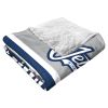 [Personalization Only] OFFICIAL NHL Colorblock Personalized Silk Touch Sherpa Throw Blanket - Winnipeg Jets