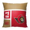 [Personalization Only] OFFICIAL NHL Colorblock Pillow - Ottawa Senators