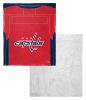 [Personalization Only] OFFICIAL NHL Jersey Personalized Silk Touch Sherpa Throw Blanket - Capitals