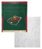 [Personalization Only] OFFICIAL NHL Jersey Personalized Silk Touch Sherpa Throw Blanket - Wild