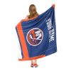 [Personalization Only] OFFICIAL NHL Jersey Silk Touch Throw Blanket - Islanders