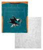 [Personalization Only] OFFICIAL NHL Jersey Personalized Silk Touch Sherpa Throw Blanket - Sharks