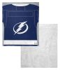 [Personalization Only] OFFICIAL NHL Jersey Personalized Silk Touch Sherpa Throw Blanket - Lightning